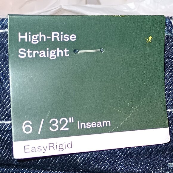 NEW Wild Fable™ Women's High-Rise Easy Rigid Straight Jeans Ultra Dark Wash - Picture 10 of 11